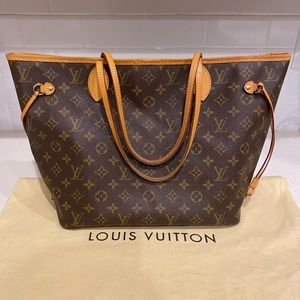 SOLD Authentic Louis Vuitton Monogram Neverfull MM Mimosa